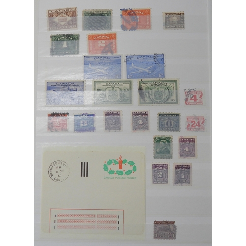 7058 - Canada Collection in a Green Lighthouse Stock Book Mainly used from Queen Victoria Small Heads to QE... 