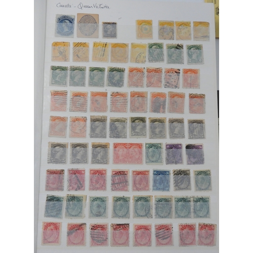 7058 - Canada Collection in a Green Lighthouse Stock Book Mainly used from Queen Victoria Small Heads to QE... 