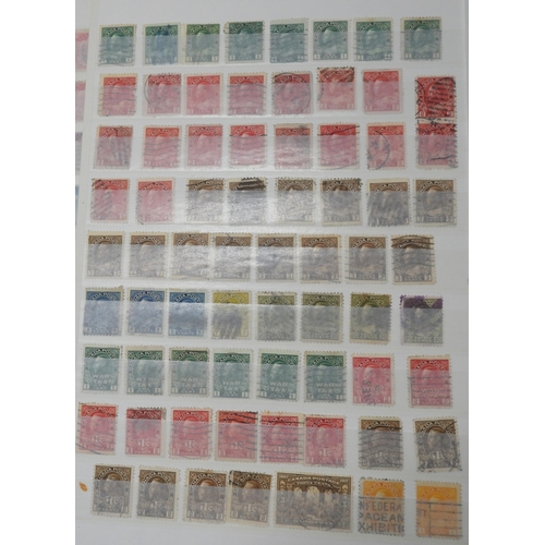 7058 - Canada Collection in a Green Lighthouse Stock Book Mainly used from Queen Victoria Small Heads to QE... 
