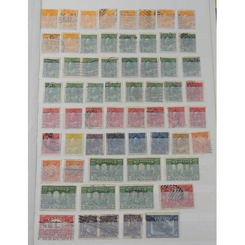 7058 - Canada Collection in a Green Lighthouse Stock Book Mainly used from Queen Victoria Small Heads to QE... 