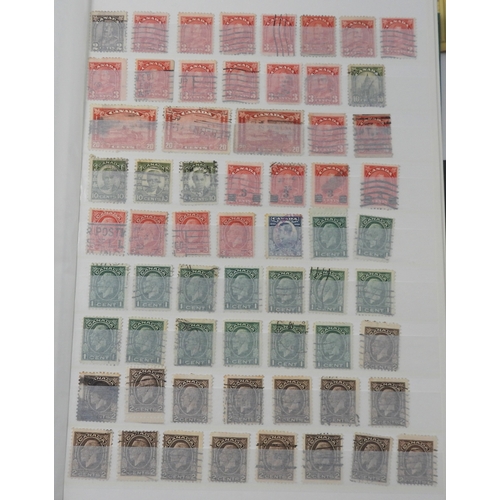 7058 - Canada Collection in a Green Lighthouse Stock Book Mainly used from Queen Victoria Small Heads to QE... 