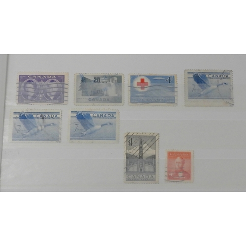 7058 - Canada Collection in a Green Lighthouse Stock Book Mainly used from Queen Victoria Small Heads to QE... 