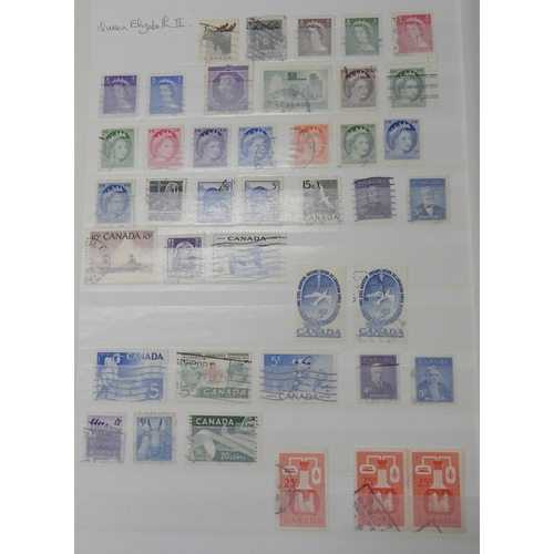 7058 - Canada Collection in a Green Lighthouse Stock Book Mainly used from Queen Victoria Small Heads to QE... 