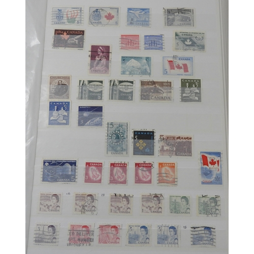 7058 - Canada Collection in a Green Lighthouse Stock Book Mainly used from Queen Victoria Small Heads to QE... 