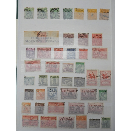 7058 - Canada Collection in a Green Lighthouse Stock Book Mainly used from Queen Victoria Small Heads to QE... 