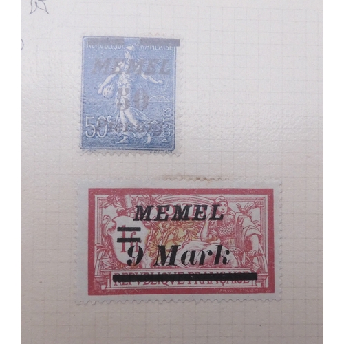 7061 - World collection in two folders from Belgium Congo To Ukraine. Many Hundreds of stamps both Mint and... 