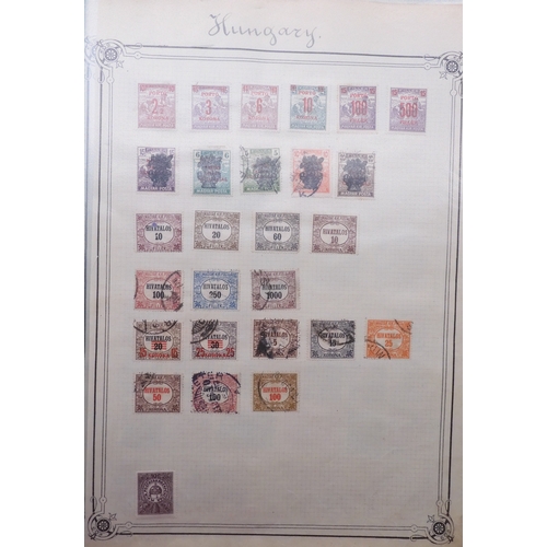 7061 - World collection in two folders from Belgium Congo To Ukraine. Many Hundreds of stamps both Mint and... 