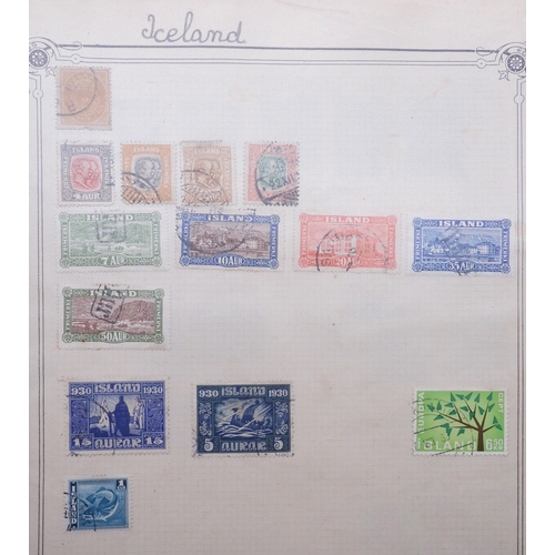 7061 - World collection in two folders from Belgium Congo To Ukraine. Many Hundreds of stamps both Mint and... 