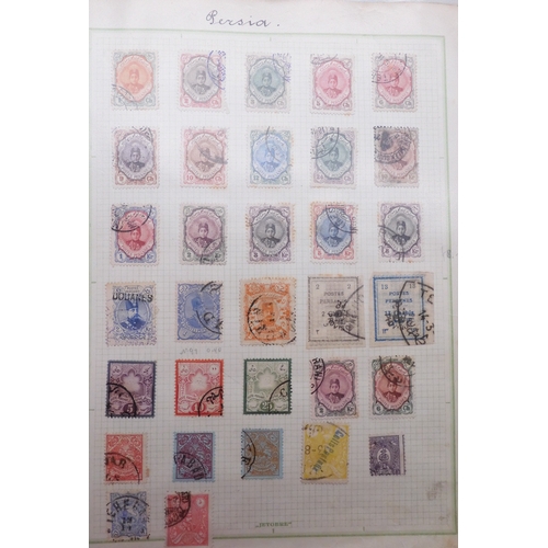 7061 - World collection in two folders from Belgium Congo To Ukraine. Many Hundreds of stamps both Mint and... 