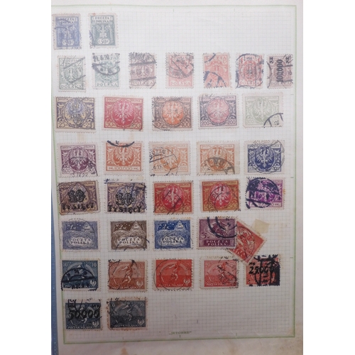 7061 - World collection in two folders from Belgium Congo To Ukraine. Many Hundreds of stamps both Mint and... 