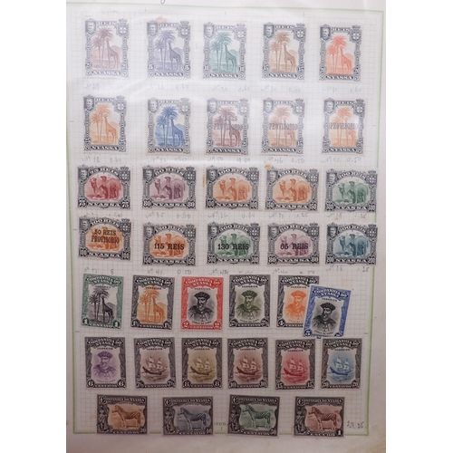 7061 - World collection in two folders from Belgium Congo To Ukraine. Many Hundreds of stamps both Mint and... 