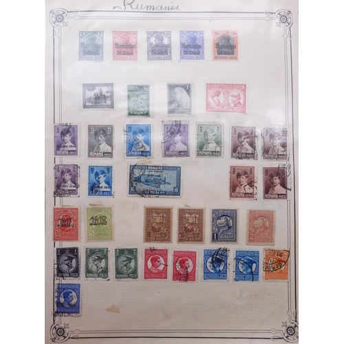 7061 - World collection in two folders from Belgium Congo To Ukraine. Many Hundreds of stamps both Mint and... 