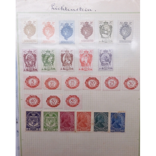 7061 - World collection in two folders from Belgium Congo To Ukraine. Many Hundreds of stamps both Mint and... 