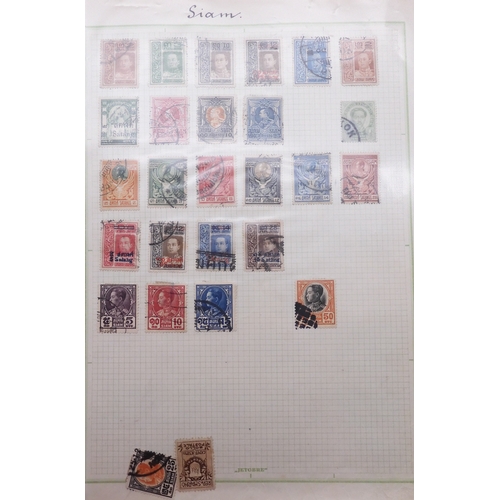 7061 - World collection in two folders from Belgium Congo To Ukraine. Many Hundreds of stamps both Mint and... 