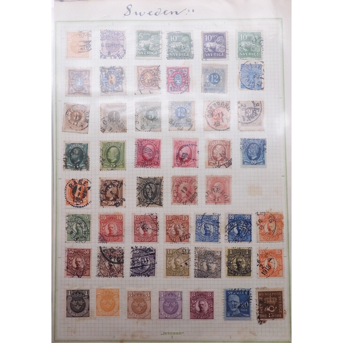 7061 - World collection in two folders from Belgium Congo To Ukraine. Many Hundreds of stamps both Mint and... 