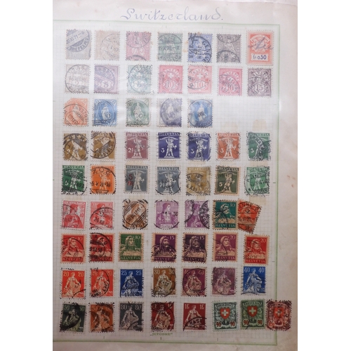 7061 - World collection in two folders from Belgium Congo To Ukraine. Many Hundreds of stamps both Mint and... 