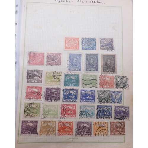 7061 - World collection in two folders from Belgium Congo To Ukraine. Many Hundreds of stamps both Mint and... 