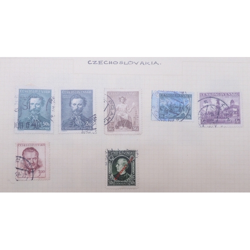 7061 - World collection in two folders from Belgium Congo To Ukraine. Many Hundreds of stamps both Mint and... 