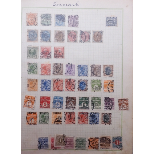 7061 - World collection in two folders from Belgium Congo To Ukraine. Many Hundreds of stamps both Mint and... 