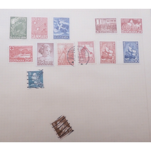 7061 - World collection in two folders from Belgium Congo To Ukraine. Many Hundreds of stamps both Mint and... 