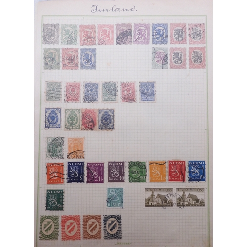 7061 - World collection in two folders from Belgium Congo To Ukraine. Many Hundreds of stamps both Mint and... 