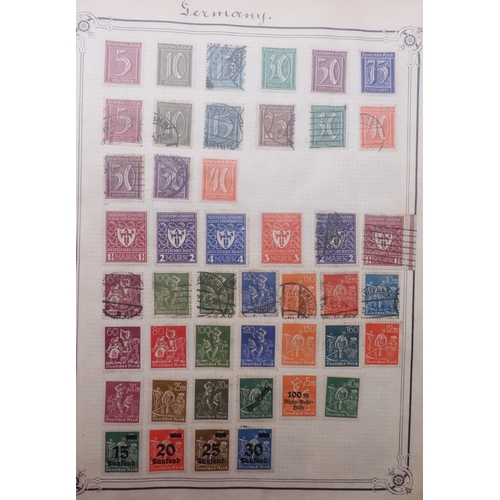 7061 - World collection in two folders from Belgium Congo To Ukraine. Many Hundreds of stamps both Mint and... 
