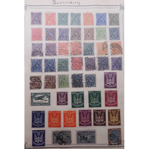 7061 - World collection in two folders from Belgium Congo To Ukraine. Many Hundreds of stamps both Mint and... 