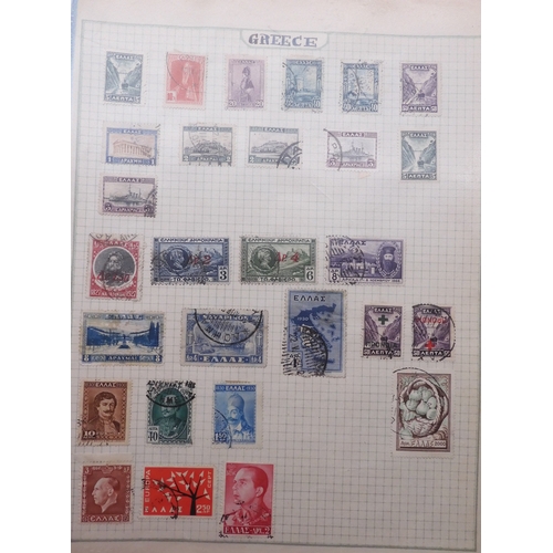 7061 - World collection in two folders from Belgium Congo To Ukraine. Many Hundreds of stamps both Mint and... 
