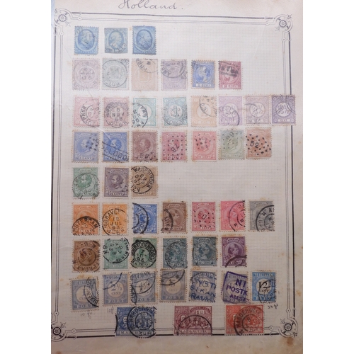 7061 - World collection in two folders from Belgium Congo To Ukraine. Many Hundreds of stamps both Mint and... 