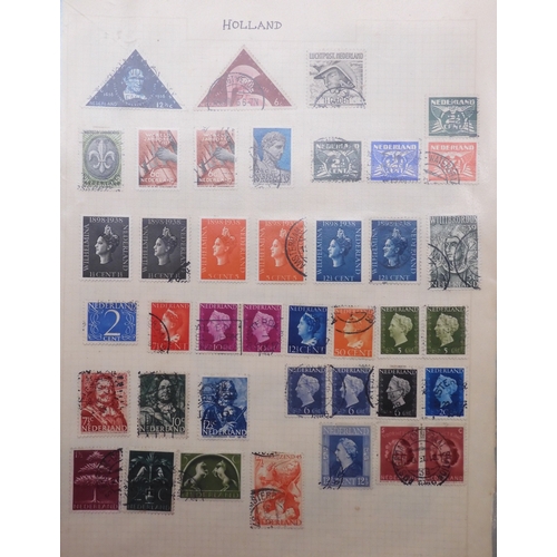 7061 - World collection in two folders from Belgium Congo To Ukraine. Many Hundreds of stamps both Mint and... 