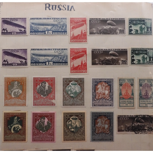 7062 - Russia 4 Pages of Russia mainly pre 2nd World War. Inc 1914 & 15 War Charity Sets Mint, 1922 5th... 