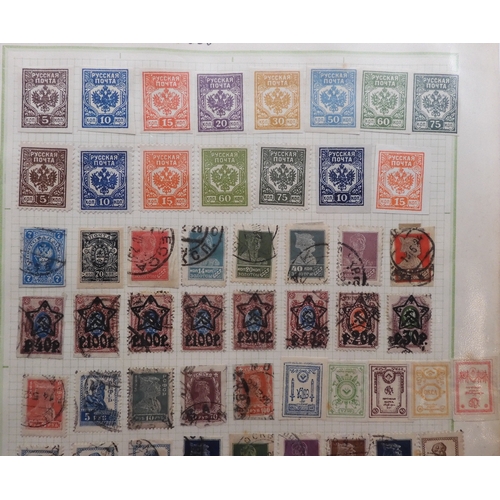 7062 - Russia 4 Pages of Russia mainly pre 2nd World War. Inc 1914 & 15 War Charity Sets Mint, 1922 5th... 