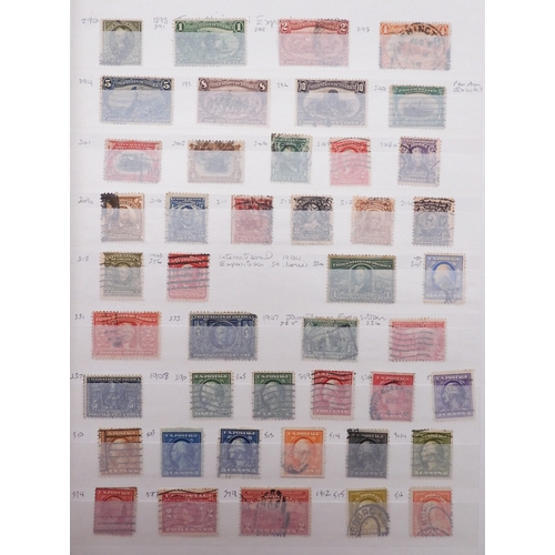 7064 - World Collection in Black Lighthouse Stock Book. Main value in USA which includes 1893 Columbus set ... 