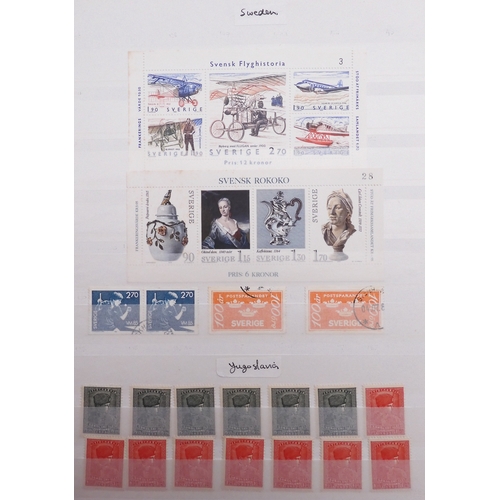 7064 - World Collection in Black Lighthouse Stock Book. Main value in USA which includes 1893 Columbus set ... 