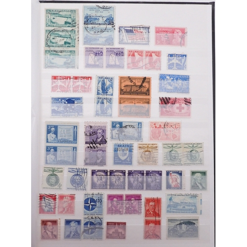 7064 - World Collection in Black Lighthouse Stock Book. Main value in USA which includes 1893 Columbus set ... 