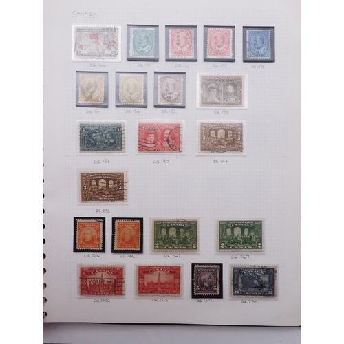 7064A - Small collection in 22 Ring Excelsior Album plus two FDC Albums. In Excelsior are Commonwealth Stamp... 
