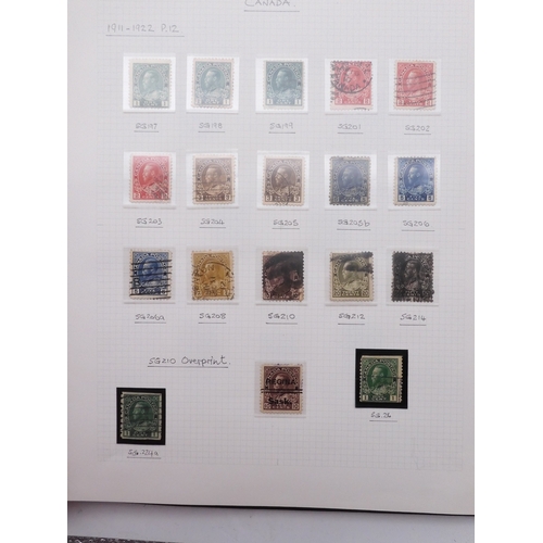 7064A - Small collection in 22 Ring Excelsior Album plus two FDC Albums. In Excelsior are Commonwealth Stamp... 