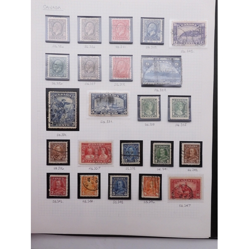 7064A - Small collection in 22 Ring Excelsior Album plus two FDC Albums. In Excelsior are Commonwealth Stamp... 