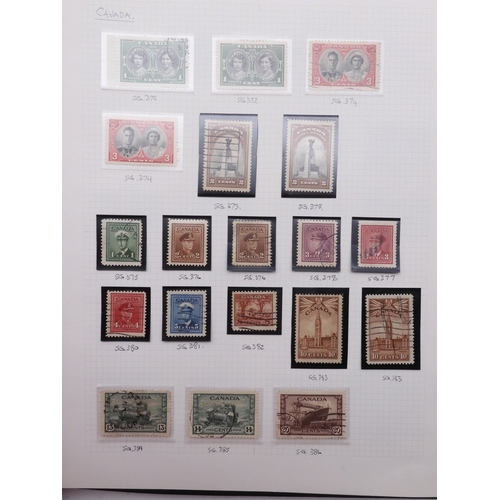 7064A - Small collection in 22 Ring Excelsior Album plus two FDC Albums. In Excelsior are Commonwealth Stamp... 