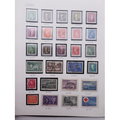 7064A - Small collection in 22 Ring Excelsior Album plus two FDC Albums. In Excelsior are Commonwealth Stamp... 