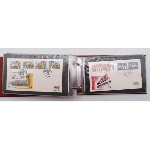 7064A - Small collection in 22 Ring Excelsior Album plus two FDC Albums. In Excelsior are Commonwealth Stamp... 