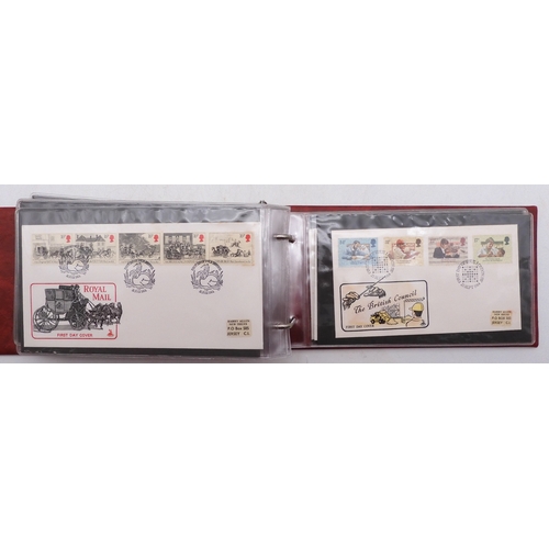 7064A - Small collection in 22 Ring Excelsior Album plus two FDC Albums. In Excelsior are Commonwealth Stamp... 