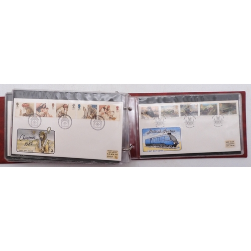 7064A - Small collection in 22 Ring Excelsior Album plus two FDC Albums. In Excelsior are Commonwealth Stamp... 