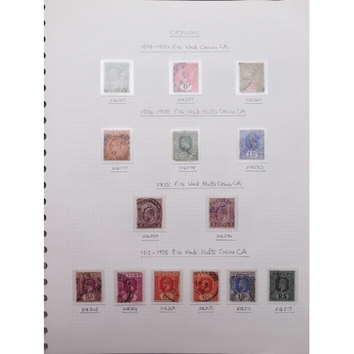 7064A - Small collection in 22 Ring Excelsior Album plus two FDC Albums. In Excelsior are Commonwealth Stamp... 