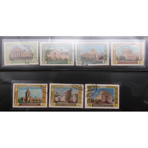 7067 - RussiaCollection in album from 1959-59 Mint U/M or Used, Some Sets both. Inc. Used SG 1627-9, 1675, ... 