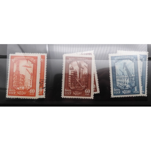 7067 - RussiaCollection in album from 1959-59 Mint U/M or Used, Some Sets both. Inc. Used SG 1627-9, 1675, ... 