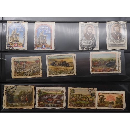 7067 - RussiaCollection in album from 1959-59 Mint U/M or Used, Some Sets both. Inc. Used SG 1627-9, 1675, ... 