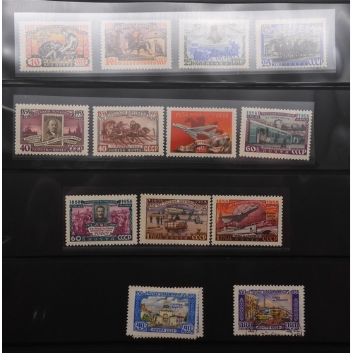 7067 - RussiaCollection in album from 1959-59 Mint U/M or Used, Some Sets both. Inc. Used SG 1627-9, 1675, ... 