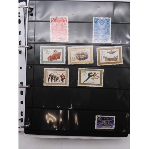 7068 - Russia Collection 1960-79 in Two Albums. Fairly complete, again mixture of mint U/M or/and Used. Inc... 