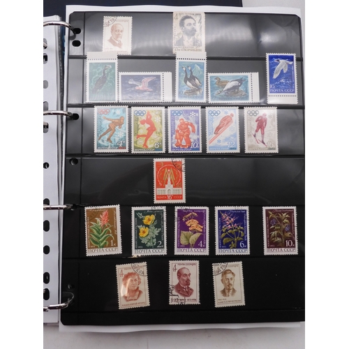 7068 - Russia Collection 1960-79 in Two Albums. Fairly complete, again mixture of mint U/M or/and Used. Inc... 